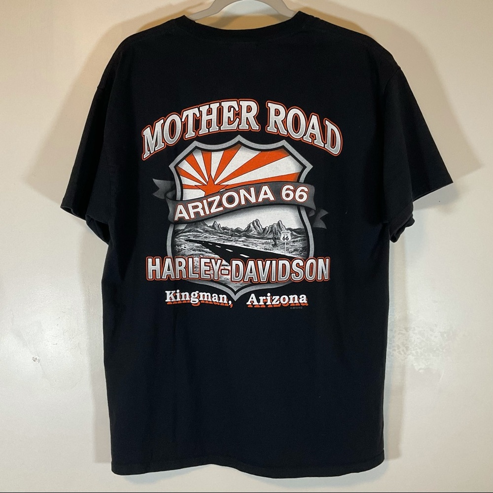 Harley Davidson Route 66 Mother Road Kingman Arizona T-Shirt